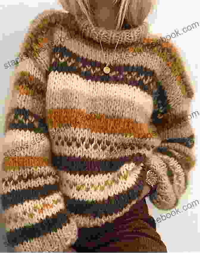 A Beautiful Knitted Sweater Made With Soft, Colorful Yarn The Knitting Bible Mandy Concepcion