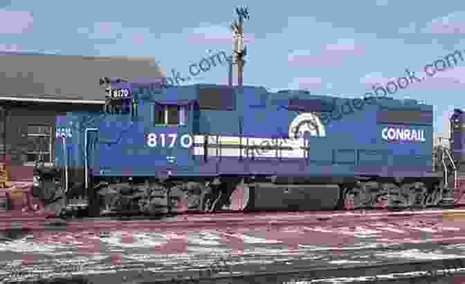 A Conrail GP38 Locomotive Pulling A Freight Train The Railfan Chronicles Conrail In Michigan 1976 To 1999