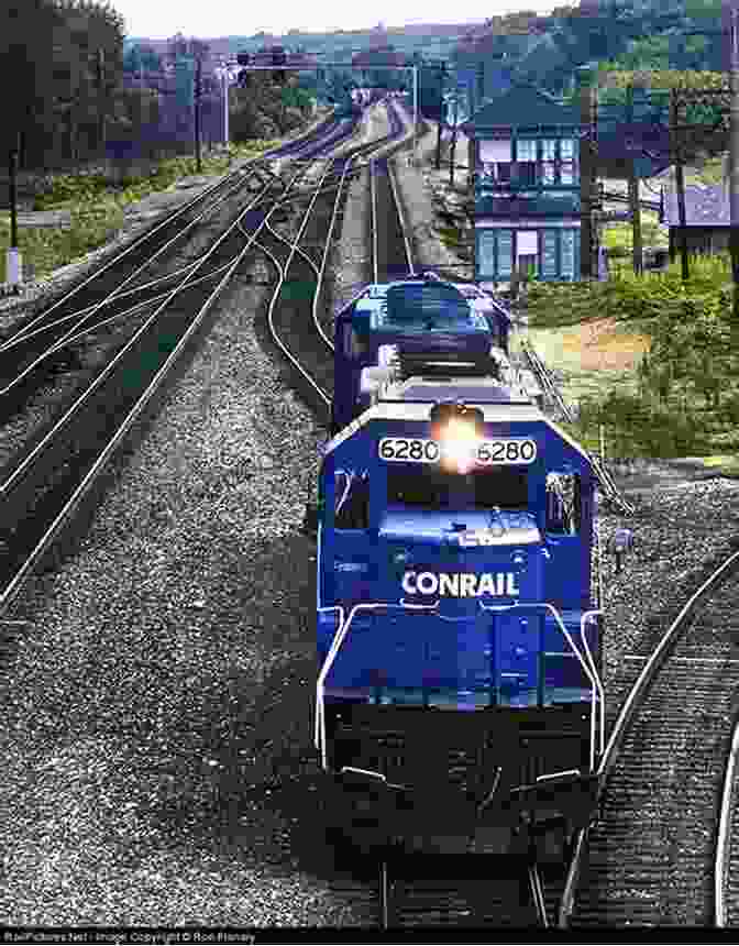 A Conrail SD40 Locomotive Pulling A Passenger Train The Railfan Chronicles Conrail In Michigan 1976 To 1999