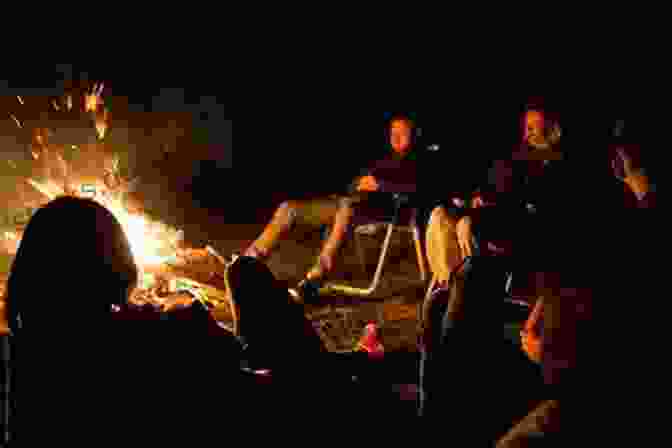 A Group Of People Sitting Around A Bonfire, Laughing 20 Minutes Around The Bonfire (20 Minute 7)