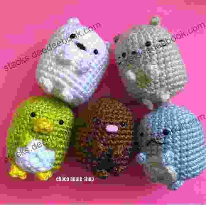 A Group Of Sumikko Gurashi Amigurumi With Different Cute And Strange Designs. Knitting Mochimochi: 20 Super Cute Strange Designs For Knitted Amigurumi