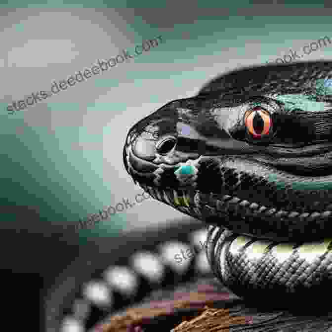 A Menacing Black Serpent Coiled, Representing Darkness And The Challenges Faced On The Journey Of Self Discovery White Bird Black Serpent Red Book: Exploring The Gnostic Roots Of Jungian Psychology Through Dreamwork