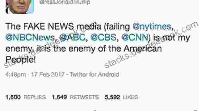 A Screenshot Of President Trump's 'Real News' Tweet From July 2, 2017, In Which He Declared That The 'fake News' Media Was 'the Enemy Of The American People.' The Real News: A Tweet For Trump