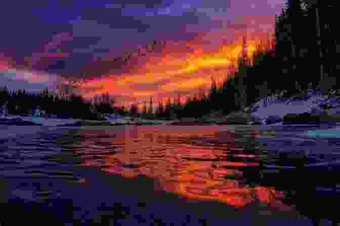 A Serene Mountain Lake Reflects The Vibrant Hues Of A Sunset Loving The Mountain Man (Love At Last 3)