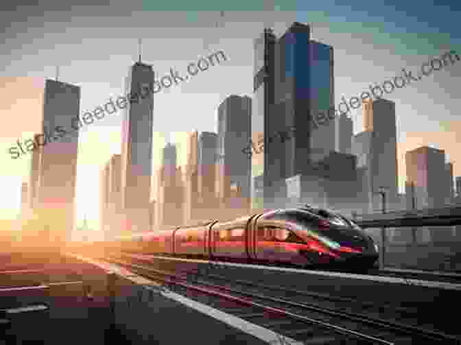 A Sleek And Modern Commuter Train Speeding Through A Cityscape, With High Rise Buildings And Skyscrapers In The Background. Commuter Trains Now Byron Babbish