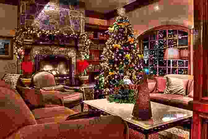 A Warm And Inviting Christmas Scene With A Decorated Tree, Presents, And A Roaring Fire Just In Time For Christmas