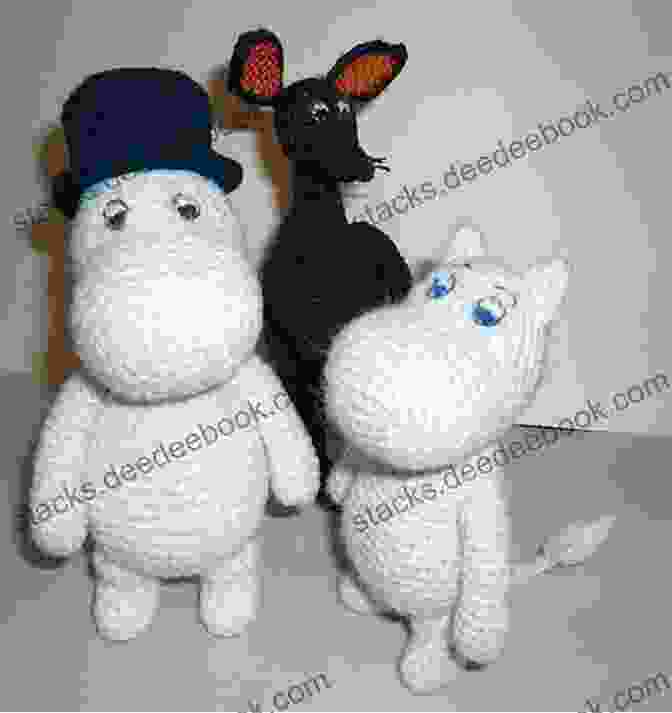 A White Moomin Amigurumi With A Big Nose And A Friendly Smile. Knitting Mochimochi: 20 Super Cute Strange Designs For Knitted Amigurumi