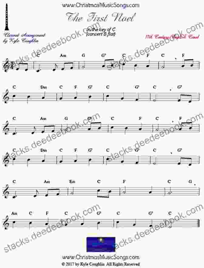 Clarinet Sheet Music For The First Noel Big Of Christmas Songs For Clarinet