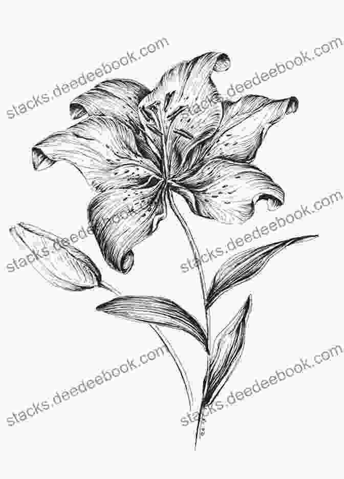 Drawing Of A Lily By Mark Bergin How To Draw Flowers Mark Bergin