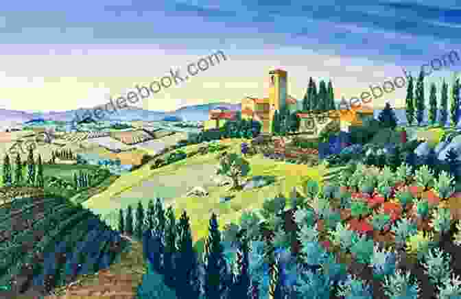 Emilio Becker Painting In Tuscany A Life In Tuscany Emilio J Becker
