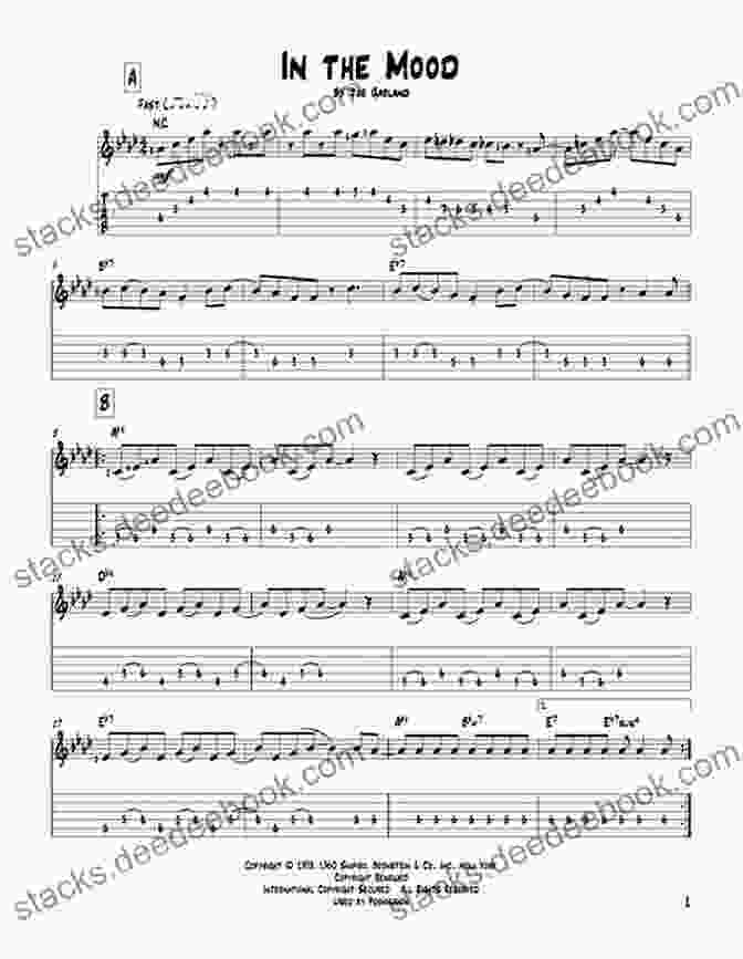 Guitar Tab For 'In The Mood' Alfred S Easy Guitar Songs Standards Jazz: 50 Easy Classic Hits For Guitar TAB From The Great American Songbook