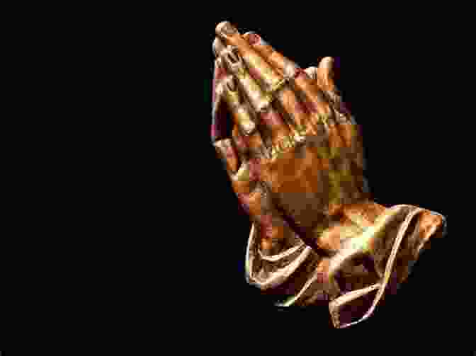 Image Of Two Hands Clasped In Prayer. Words Of Worship: 30 Devotions Based On Songs And Hymns