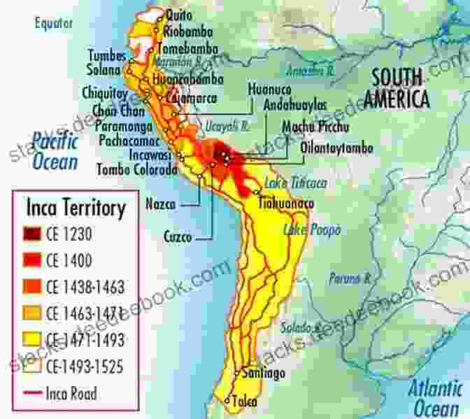 Map Of The Incan Empire, Showing Its Vast Territory In Andean South America History For Kids: Incan Empire: History Of The Incan Empire And Civilization (Ancient Civilization)