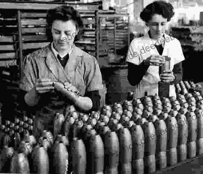 Women Working In A Factory During World War II. People Of The Wolf: A Novel Of North America S Forgotten Past
